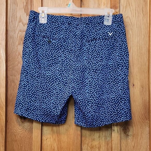 Callaway Flat Front Golf Athletic Quick Dry Shorts, Size 34, Blue Shamrock - Picture 2 of 8